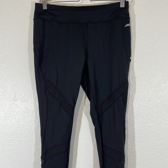 AVIA LEGGING Small Waist Interior Pocket Medium Rise with Mesh NEW - Picture 2 of 13